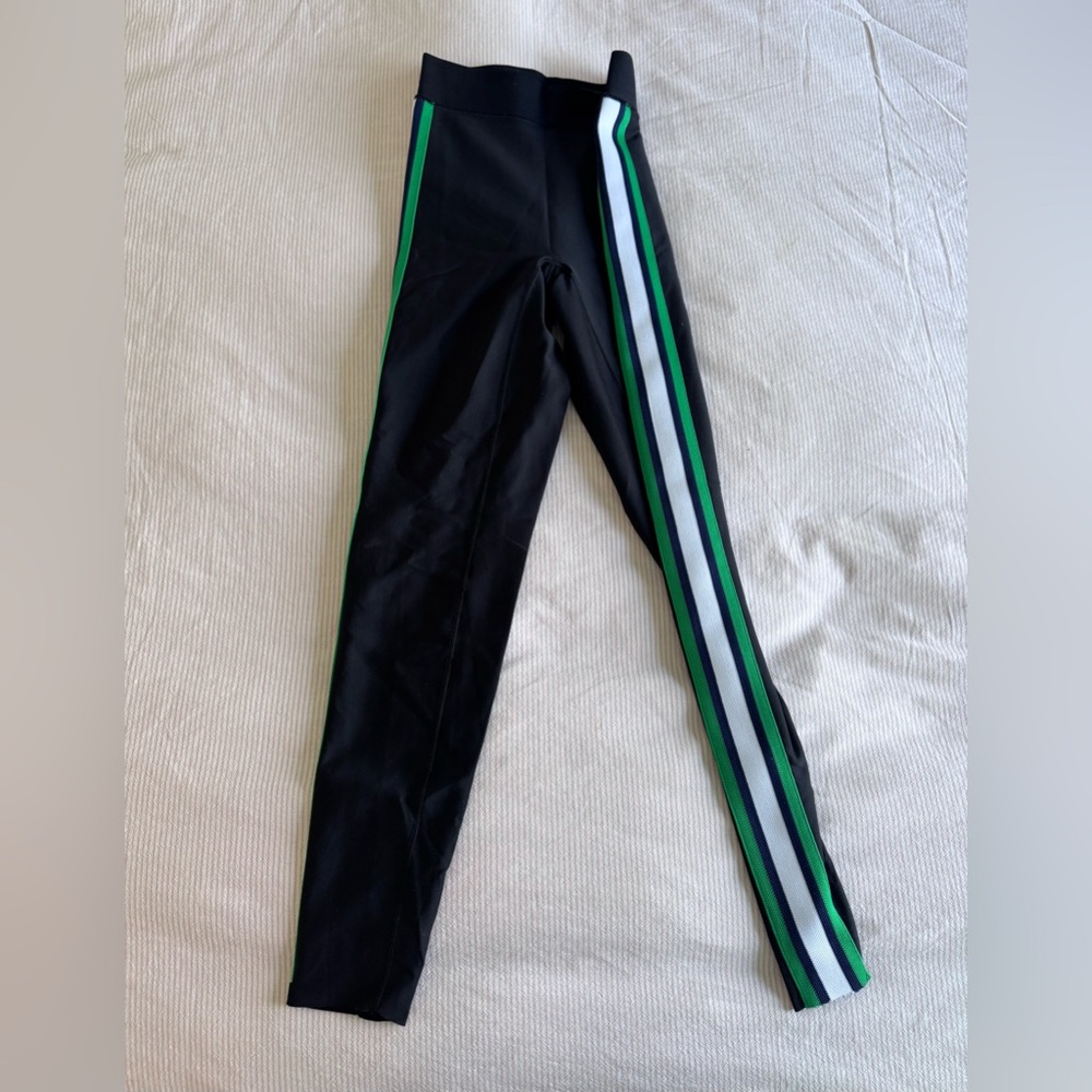 Ultracor Black Stripes High-waisted Leggings; xs